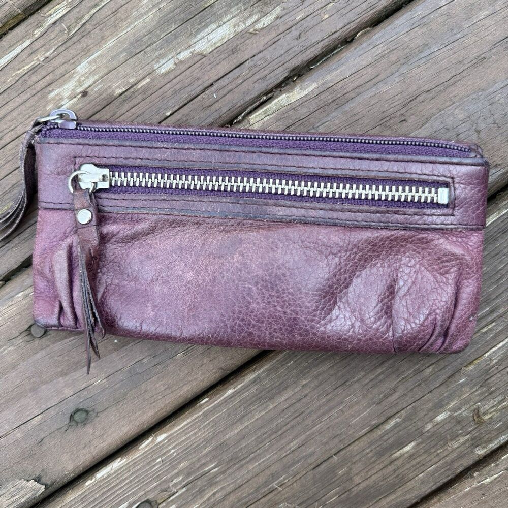 Fossil Vintage Wallet Clutch Leather Organizer Brown